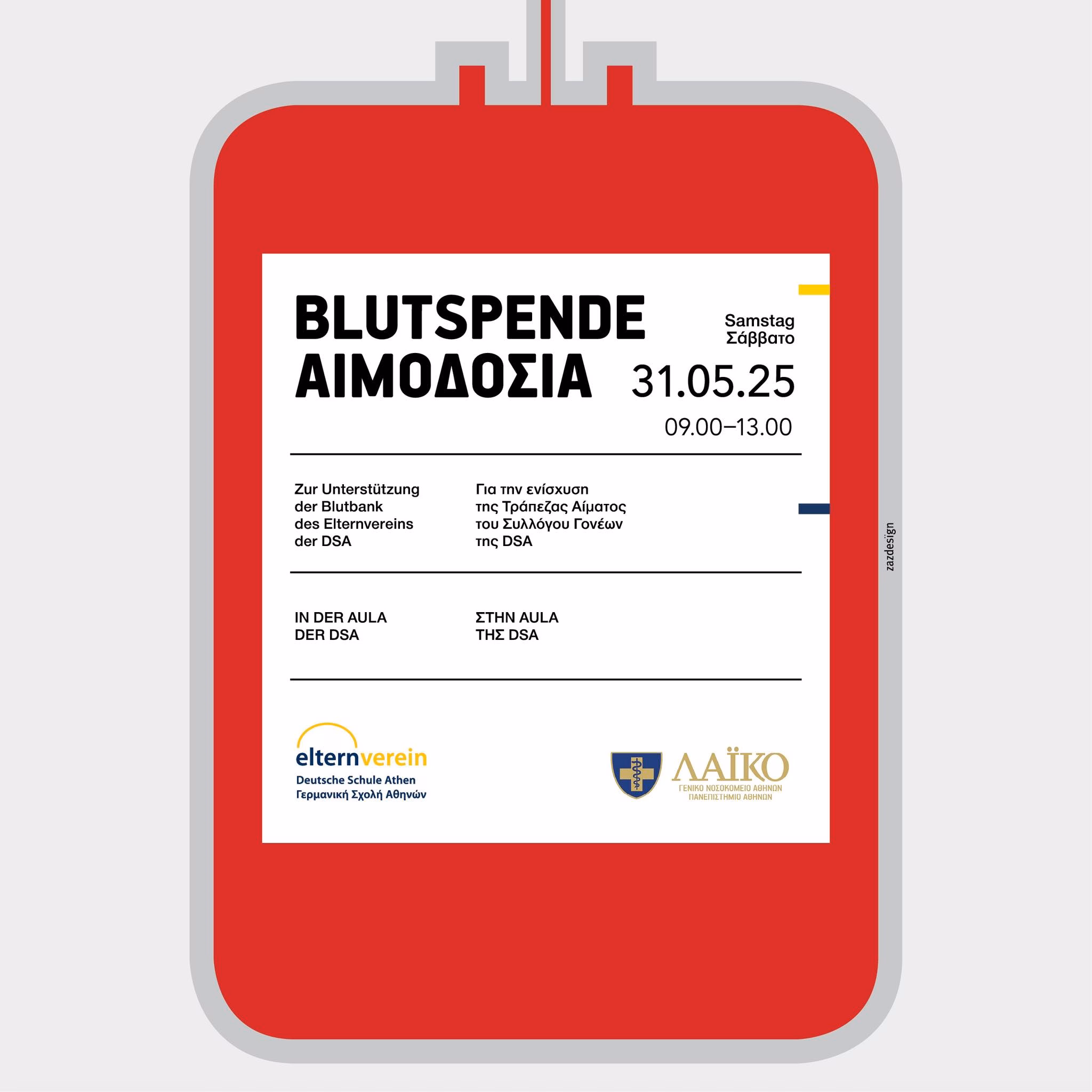 Blut zu spenden bedeutet, Leben zu retten